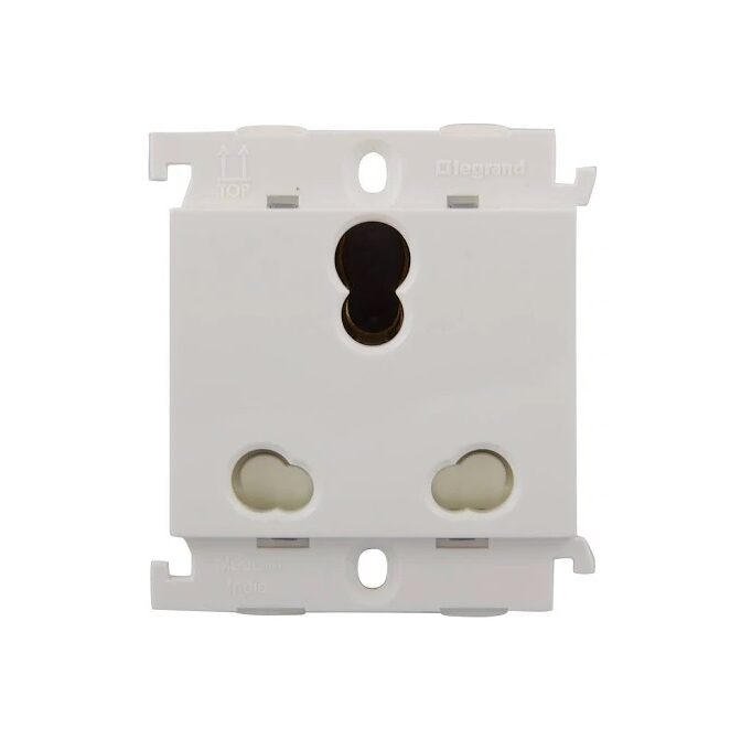 LEGRAND MYLINC 6A/16A - 3 PIN SOCKET - COMBINE