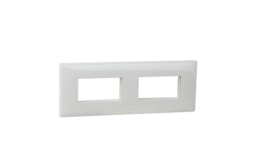 LEGRAND MYLINC 8M PLATE - HORIZONTAL - WHITE