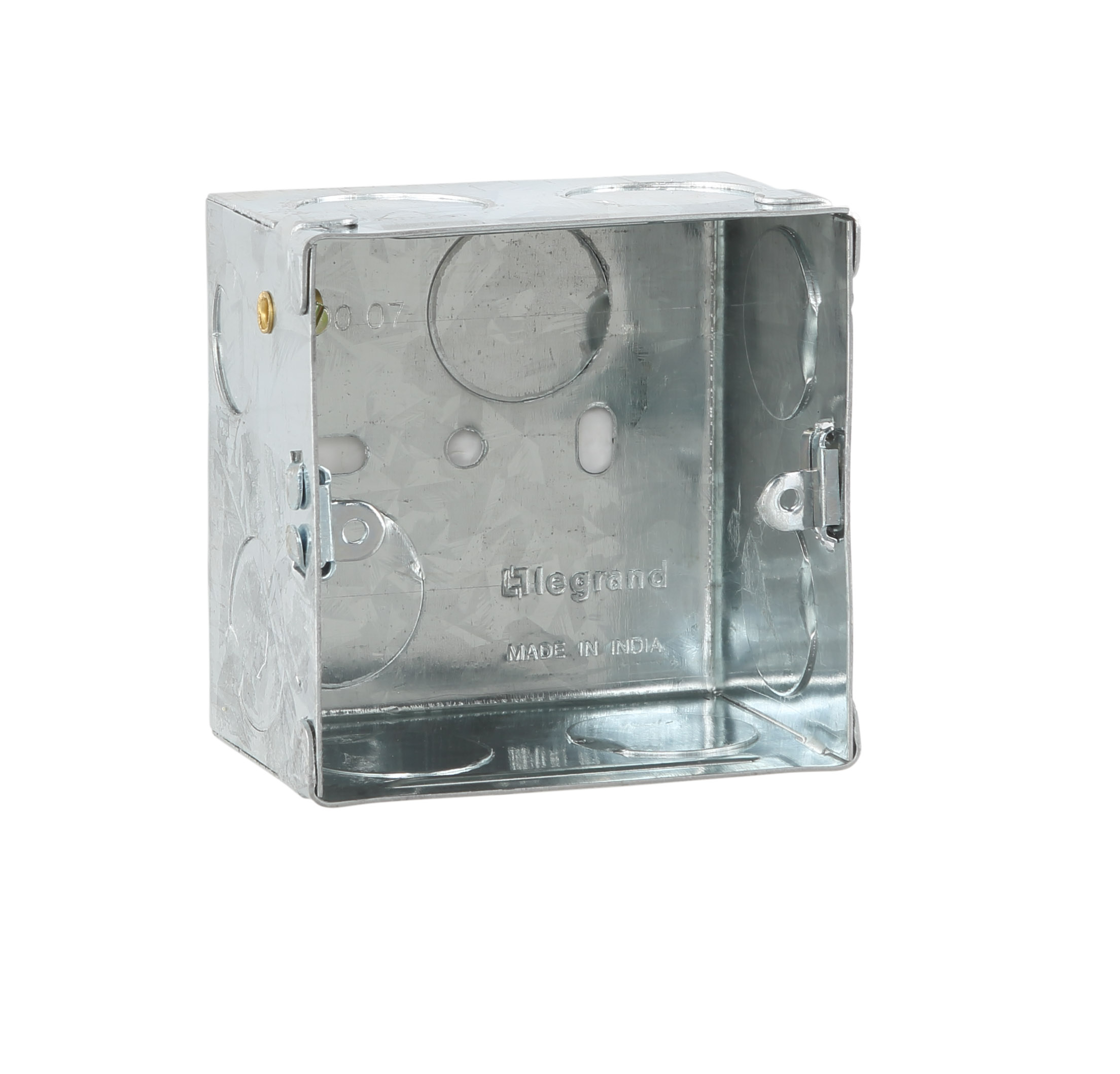 LEGRAND MYLINC METAL FLUSH BOX - 1/2 MODULE