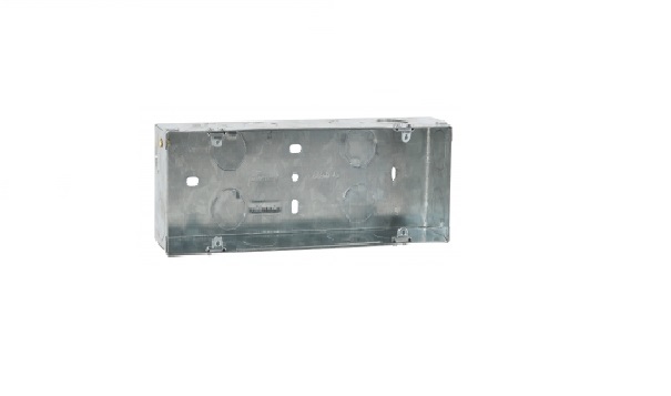 LEGRAND MYLINC METAL FLUSH BOX - 6 MODULE