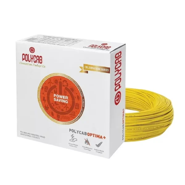 POLYCAB 1 SQ MM LOOSE WIRE - YELLOW