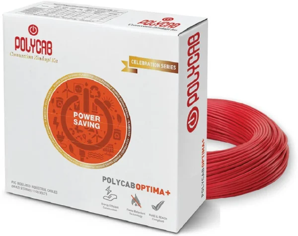 POLYCAB 1 SQ MM LOOSE WIRE - RED