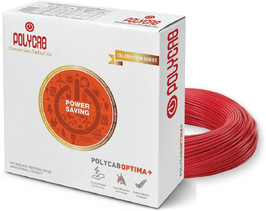 POLYCAB 1 SQ MM LOOSE WIRE - RED