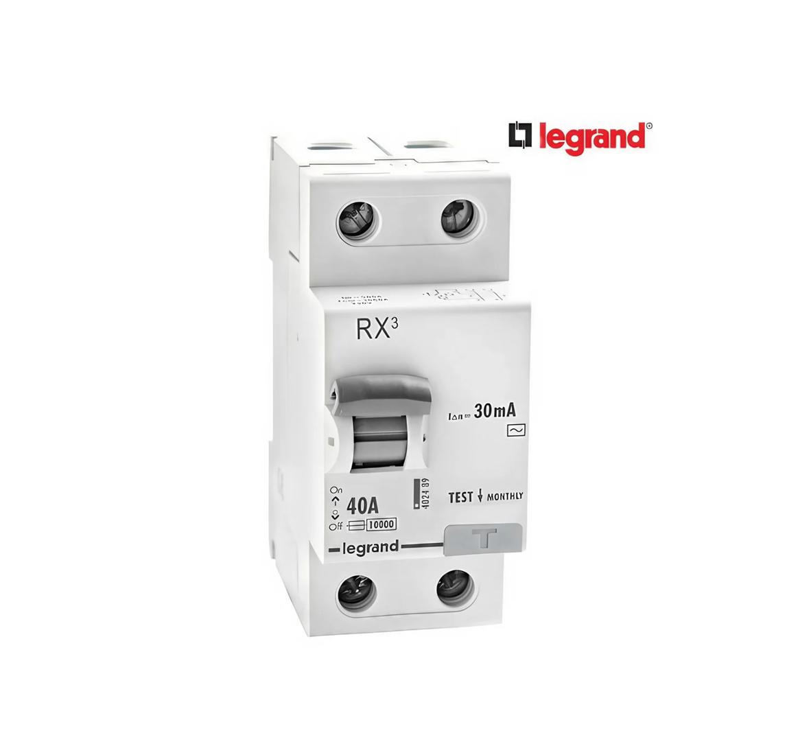 LEGRAND 40A - 30MA - DOUBLE POLE - RX3 RCCB
