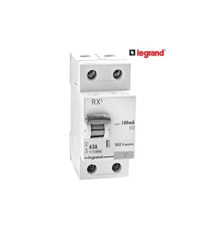 LEGRAND 63A - 100MA - DOUBLE POLE - RX3 RCCB