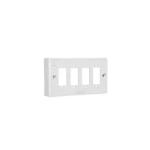 ANCHOR PENTA - 4X7 PLASTIC SURFACE MOUNTING BOX - 4 WAY