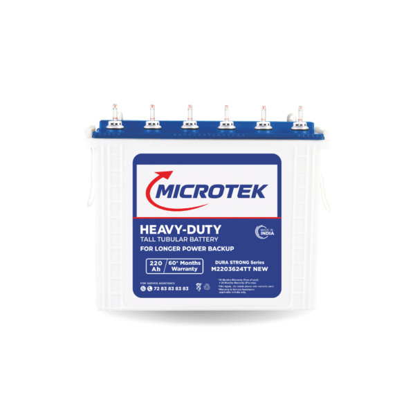 MICROTEK DURA STRONG M2203624TT | 220AH INVERTER BATTERY WITH ADC TECHNOLOGY