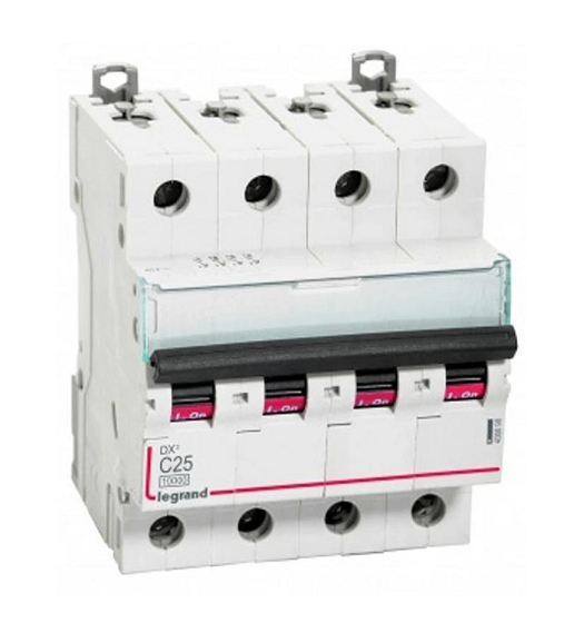 LEGRAND - 25A - FOUR POLE MCB