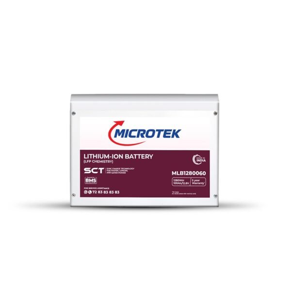 MICROTEK LITHIUM ION BATTERY MLB1280060 - 100AH 12.8V