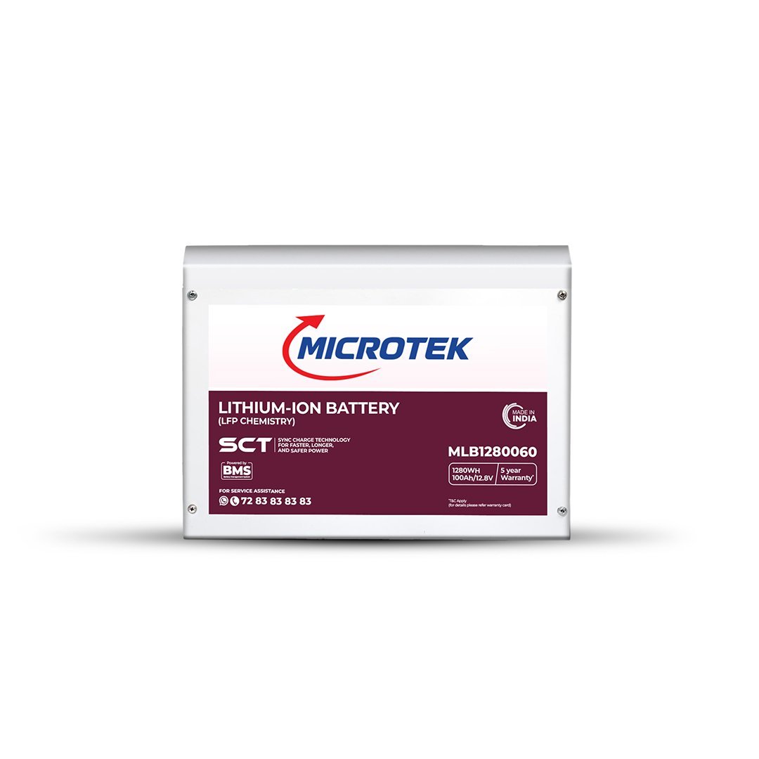 MICROTEK LITHIUM ION BATTERY MLB1280060 - 100AH 12.8V