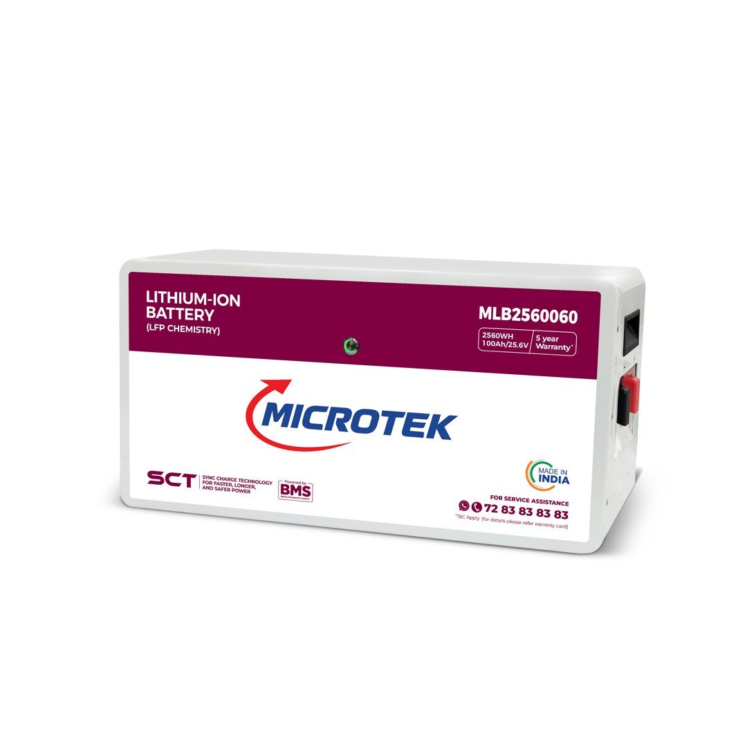MICROTEK LITHIUM ION BATTERY MLB2560060 - 100AH 25.6V